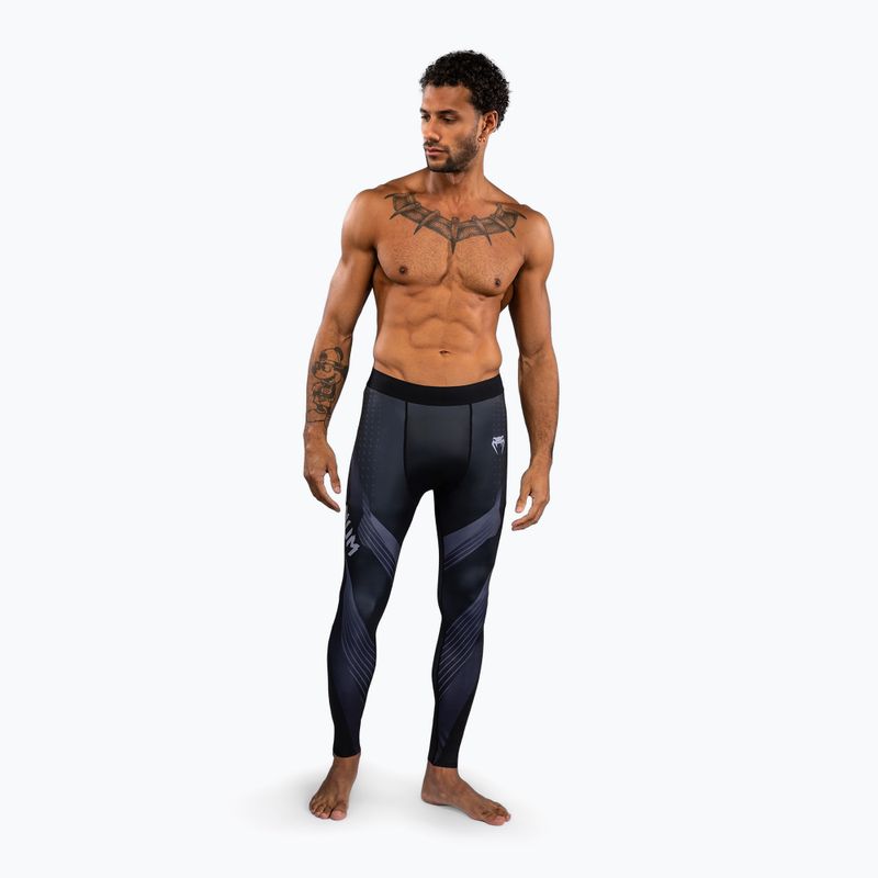 Leggings da allenamento uomo Venum No-Gi 6.0 Spats black/grey 2
