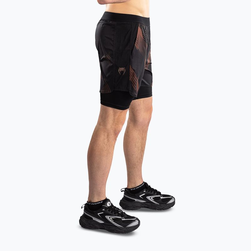 Pantaloncini da allenamento uomo Venum No-Gi 6.0 Training black/brown 4
