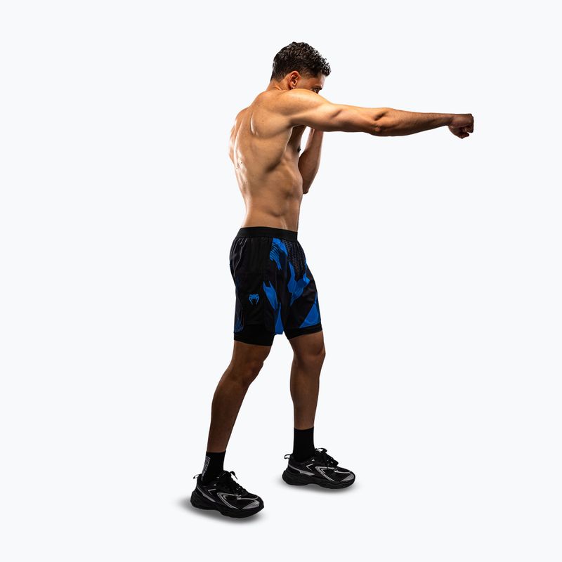 Pantaloncini da allenamento uomo Venum No-Gi 6.0 Training black/blue 2