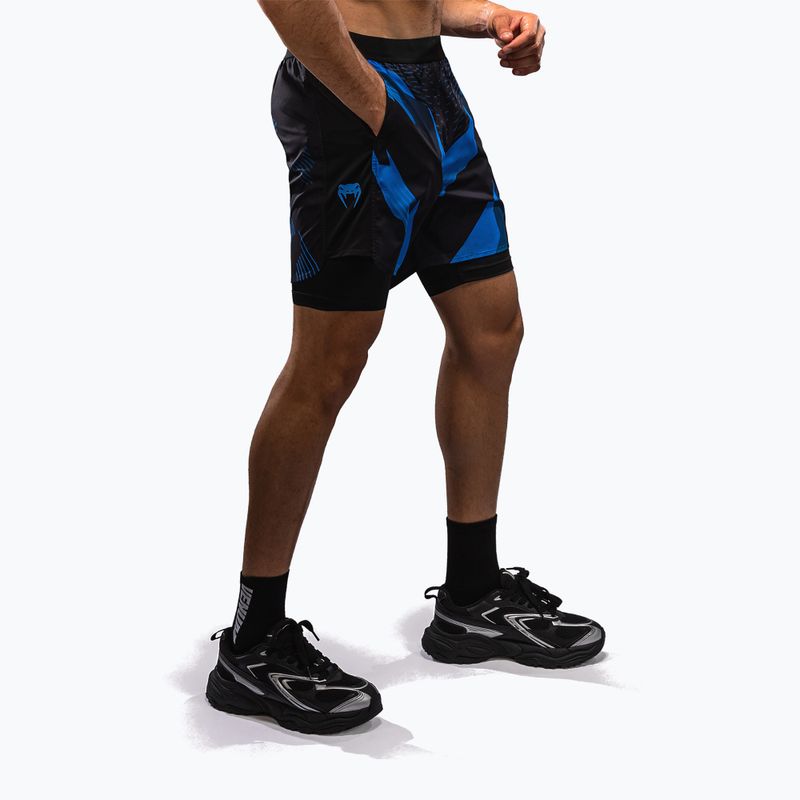 Pantaloncini da allenamento uomo Venum No-Gi 6.0 Training black/blue 5