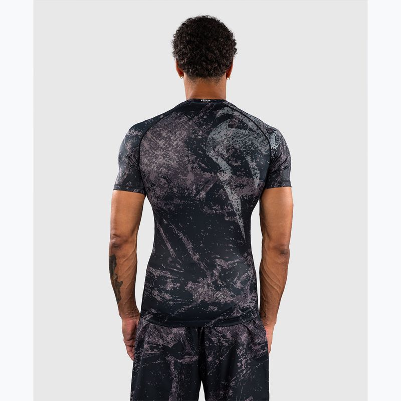 Rashguard da uomo Venum Rage & Workout Rashguard SS black/grey 2