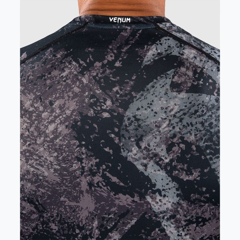 Rashguard da uomo Venum Rage & Workout Rashguard SS black/grey 6