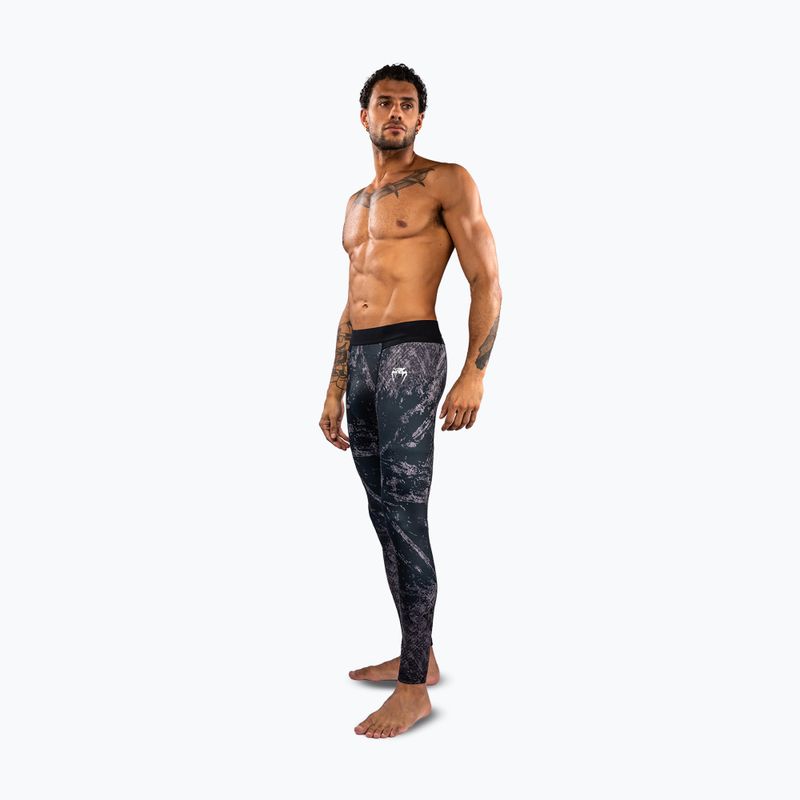 Pantaloni da allenamento da uomo Venum Rage & Workout Compression black/grey 2