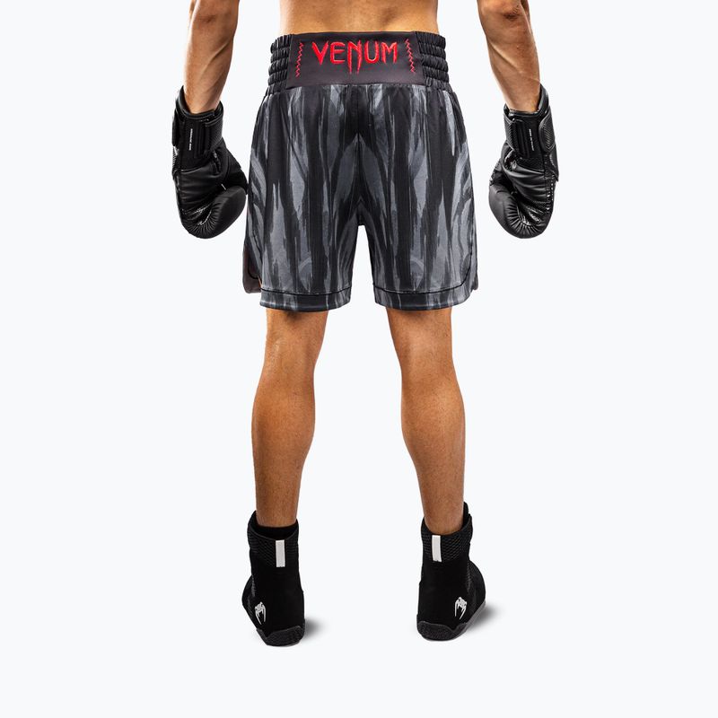 Pantaloncini da allenamento uomo Venum Demon Boxing black/grey 3