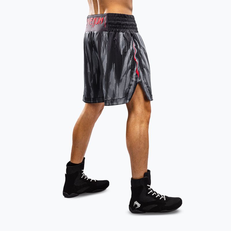 Pantaloncini da allenamento uomo Venum Demon Boxing black/grey 5