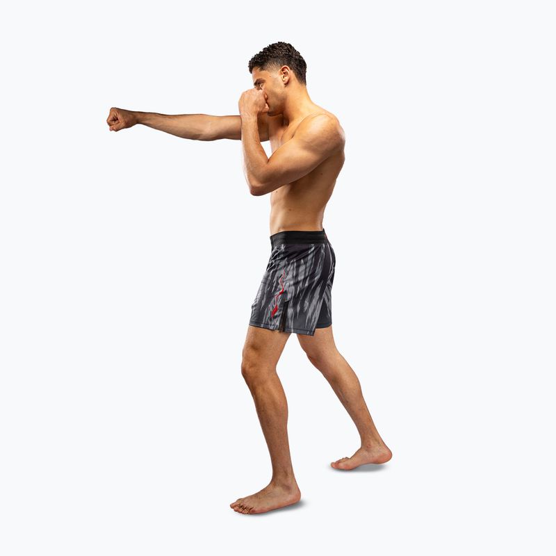 Pantaloncini da allenamento uomo Venum Demon Fight black/grey 4