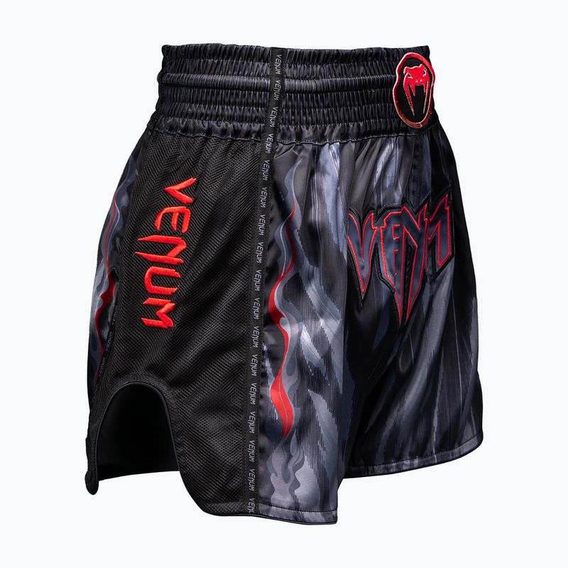 Pantaloncini da allenamento uomo Venum Demon Muay Thai black/grey 4