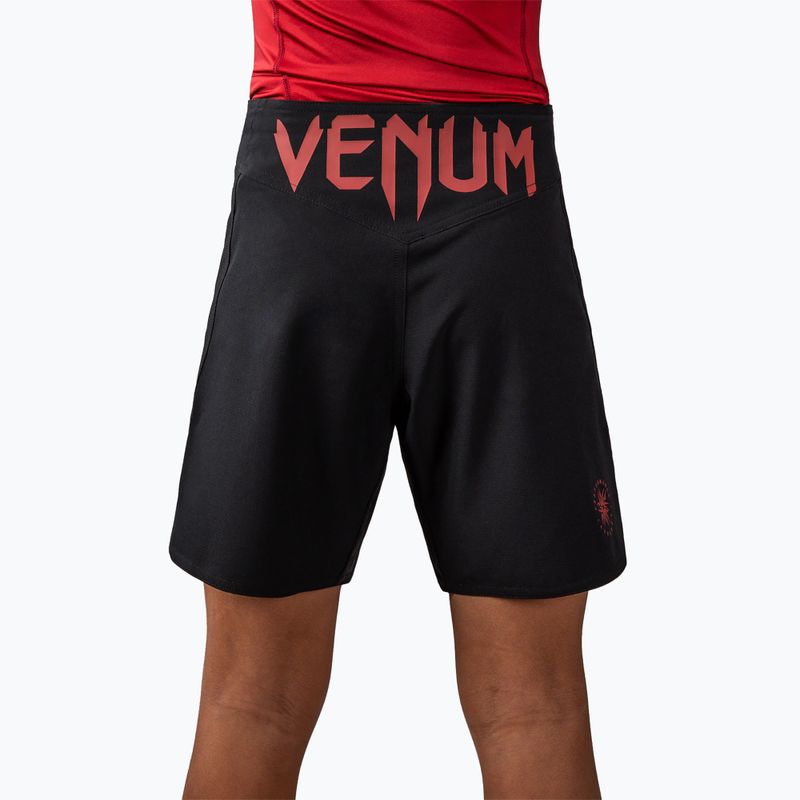 Pantaloncini da allenamento per bambini Venum Attack Fight black/red 4