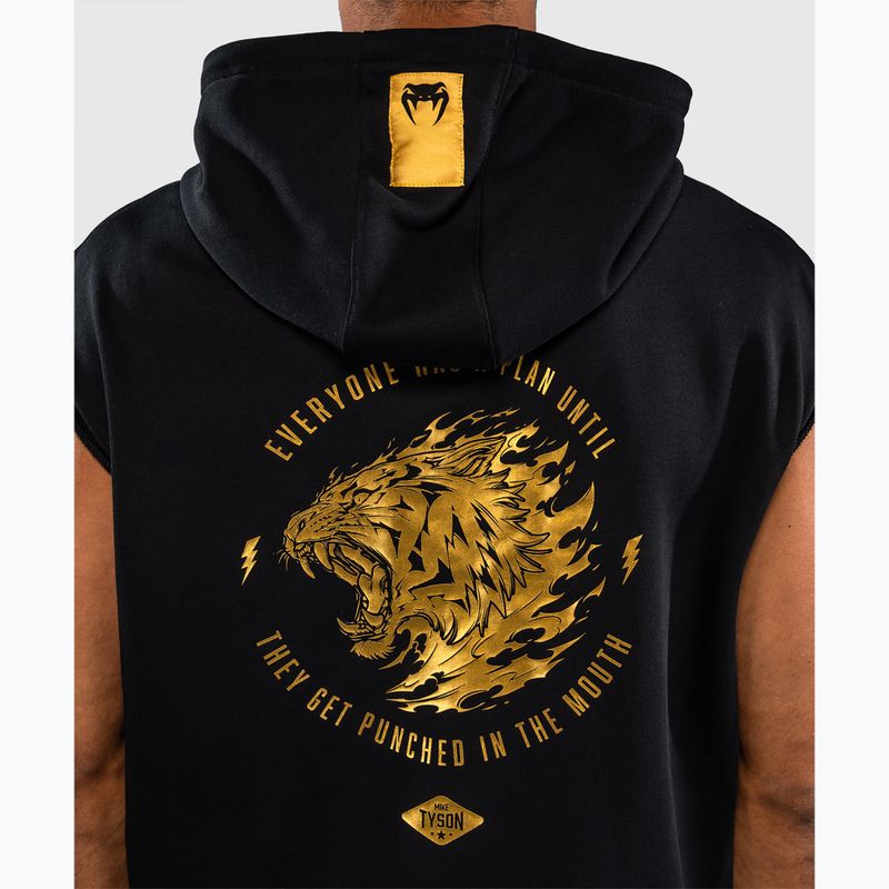 Felpa da uomo Venum x Mike Tyson Tiger Sleeveless Hoodie black/gold 7