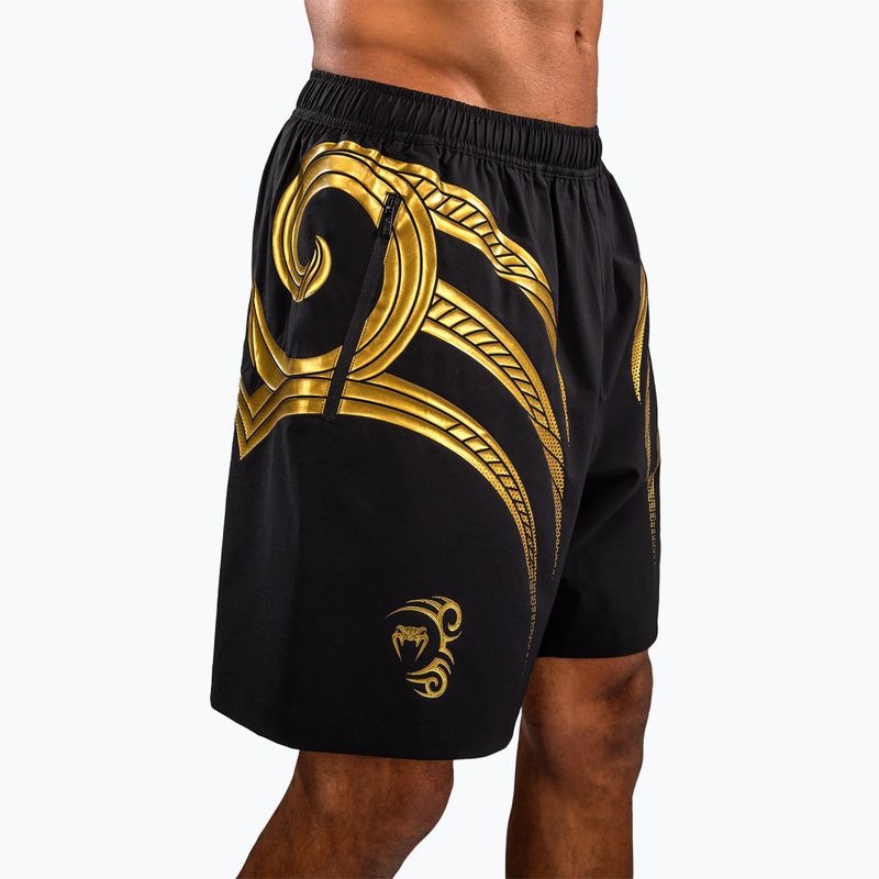 Pantaloncini da allenamento uomo Venum x Mike Tyson Tiger Training black/gold 6