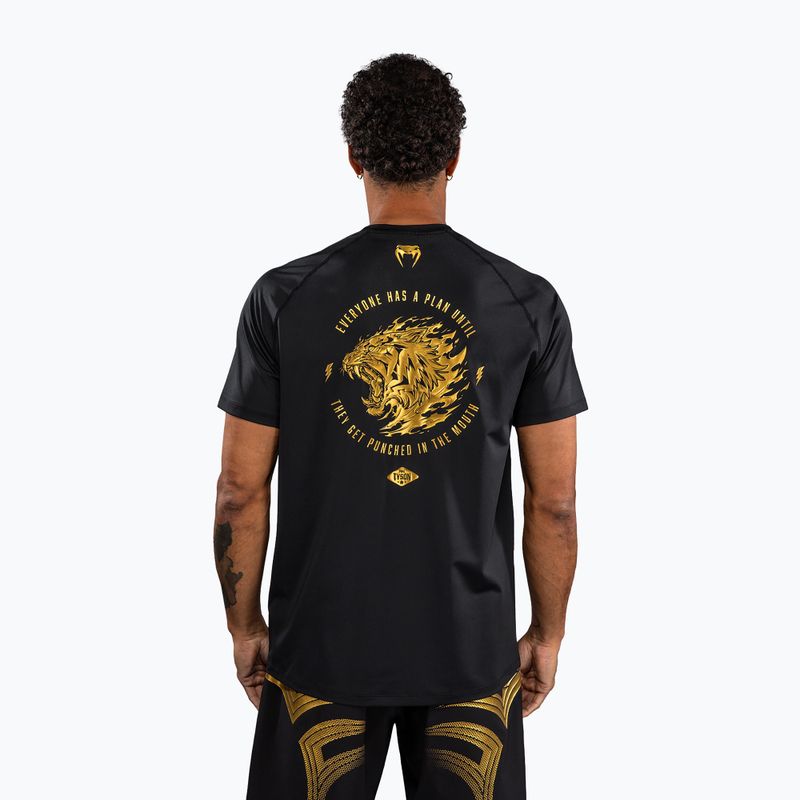 T-shirt da uomo Venum x Mike Tyson Tiger Dry Tech black/gold 3