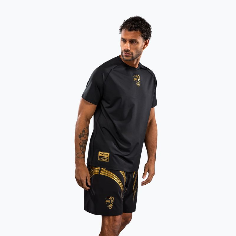 T-shirt da uomo Venum x Mike Tyson Tiger Dry Tech black/gold 4