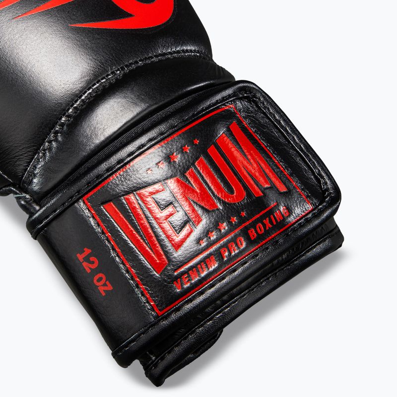 Guantoni da boxe Venum Giant 2.0 Mike Tyson Pro Boxing black/red 4