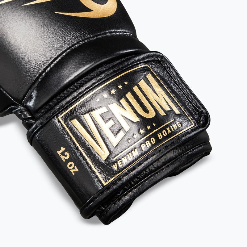 Guantoni da boxe Venum Giant 2.0 Mike Tyson Pro Boxing black/gold 4