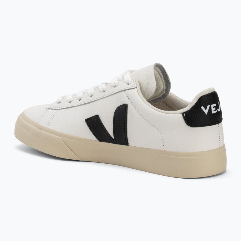 Scarpe da donna VEJA Campo Leather extra white/black 3