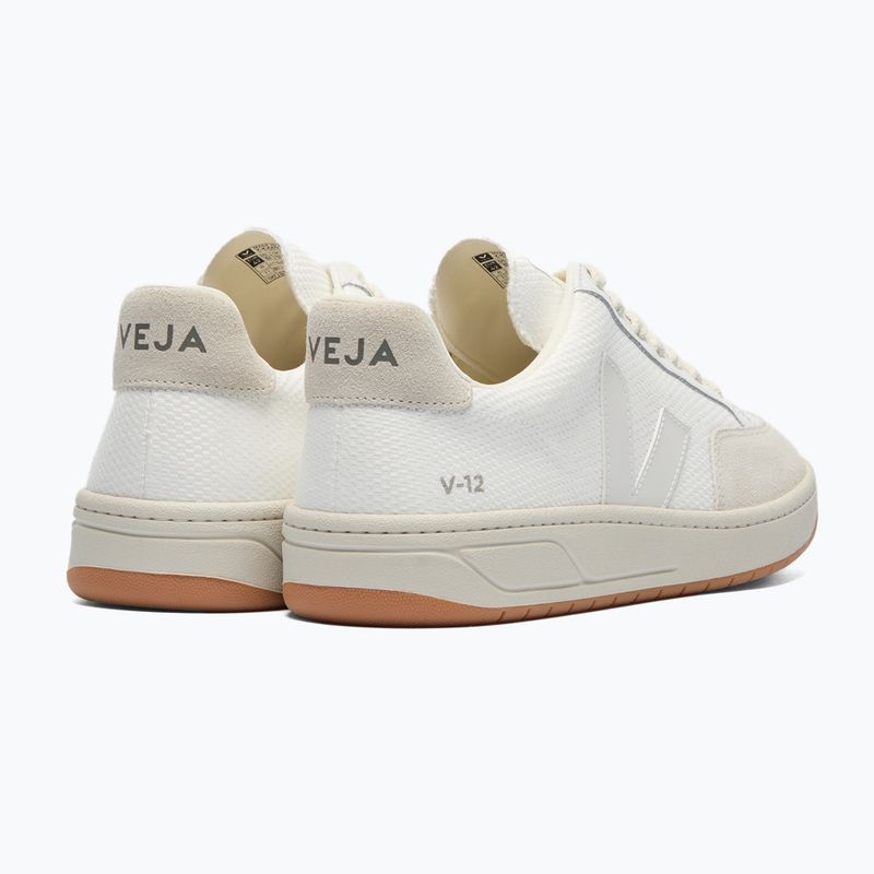 Scarpe da donna VEJA V-12 Leather white/natural 3
