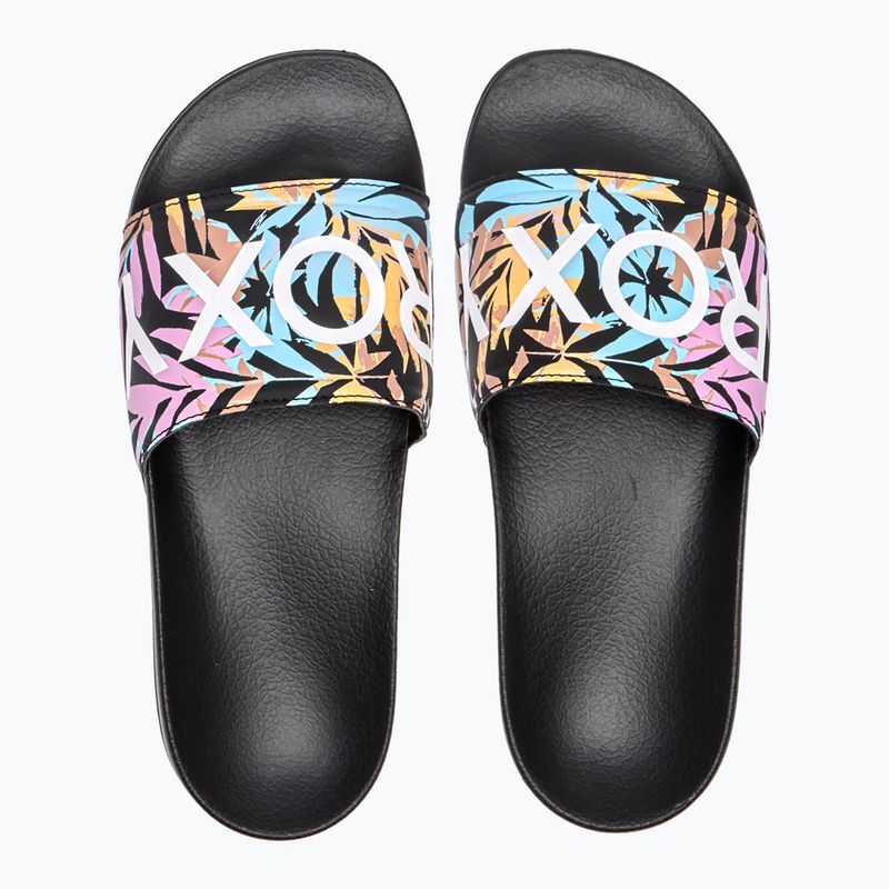 Infradito donna ROXY Slippy II nero multi 4