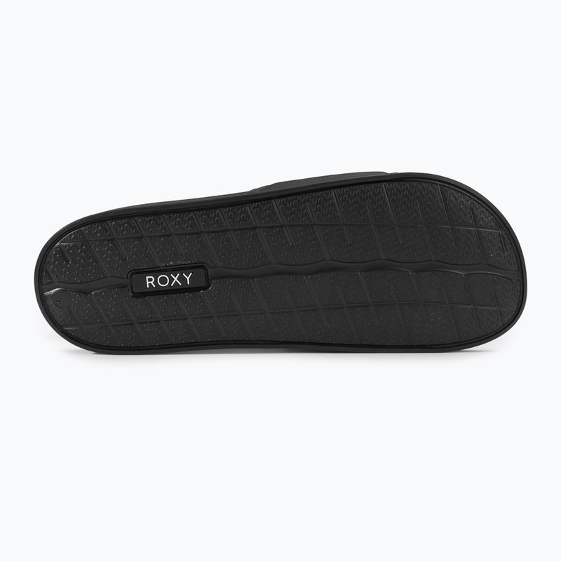 Ciabatte donna ROXY Slippy II verde nero fg 4