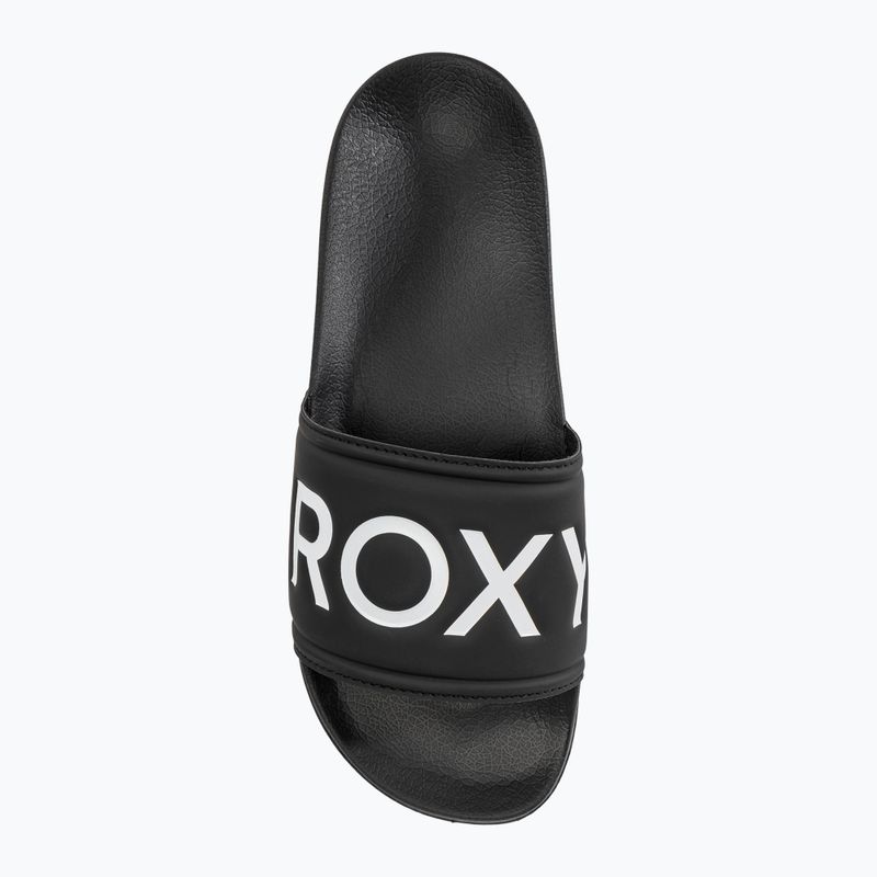 Ciabatte donna ROXY Slippy II verde nero fg 5