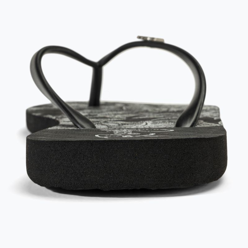 ROXY Viva Stamp II infradito da donna nero/bianco 6