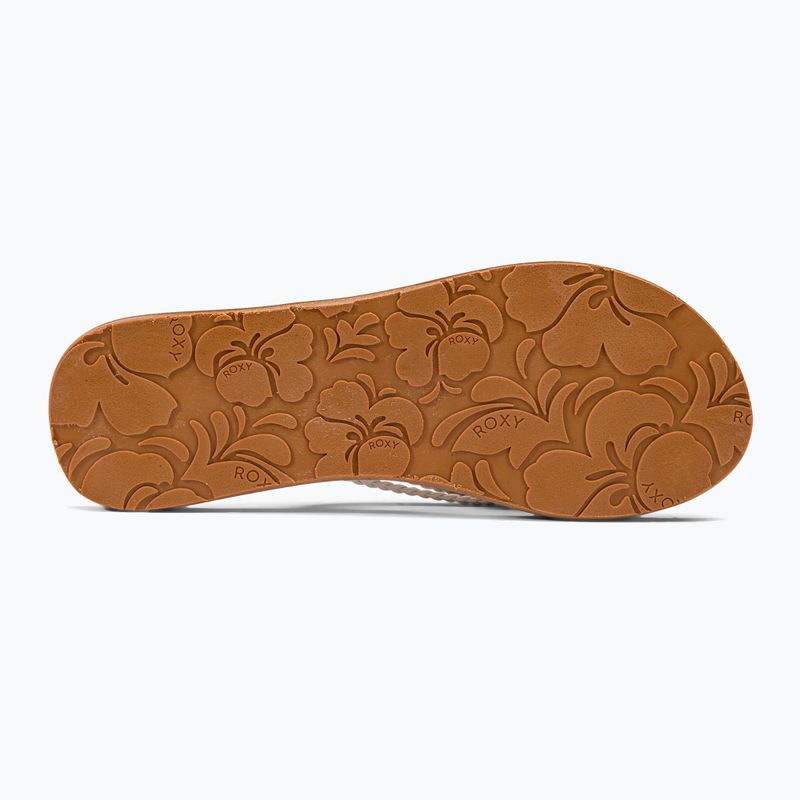 ROXY Costas infradito da donna bianco 5
