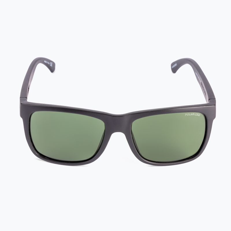 Occhiali da sole Quiksilver Charger Polarized Floatable nero opaco/verde polarizzato 5