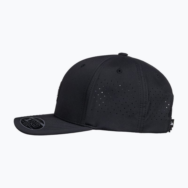 Cappello da baseball Quiksilver Adapted da uomo, nero 2