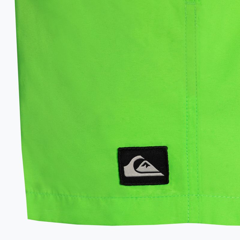 Pantaloncini da bagno Quiksilver Everyday 15" green gecko uomo 4