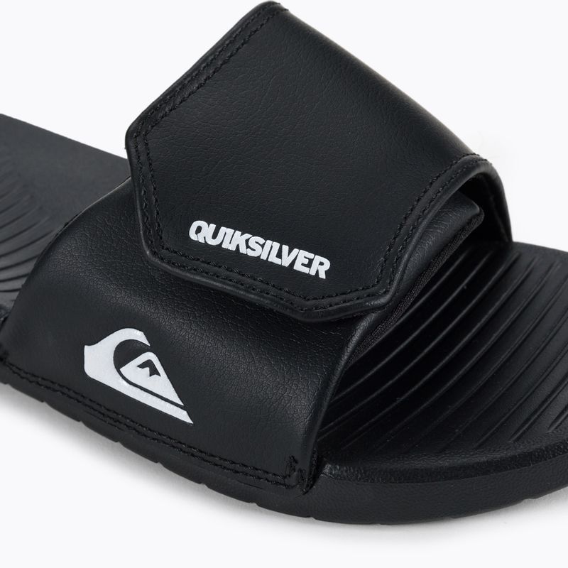 Quiksilver Bright Coast Adjust nero/bianco/nero infradito da uomo 7