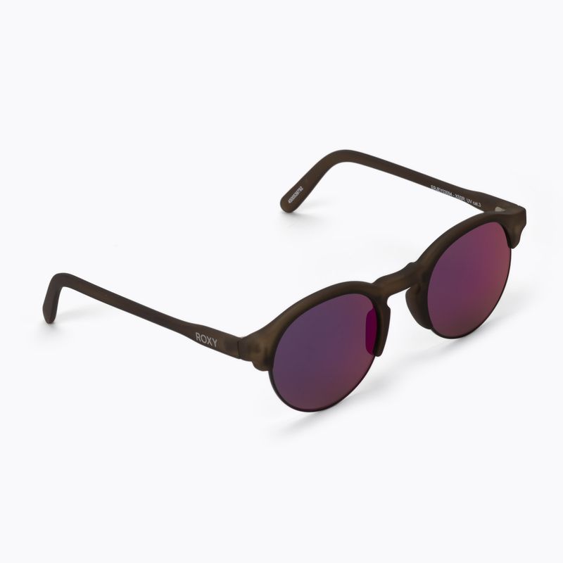 Occhiali da sole ROXY Minoaka da donna in cristallo opaco smoke/ml red