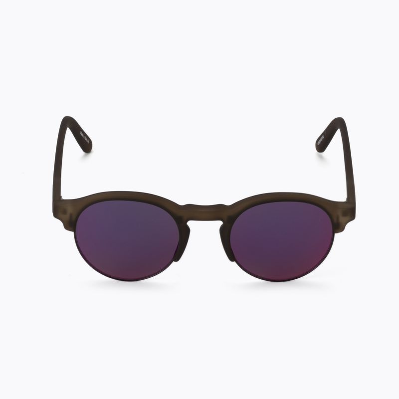 Occhiali da sole ROXY Minoaka da donna in cristallo opaco smoke/ml red 3