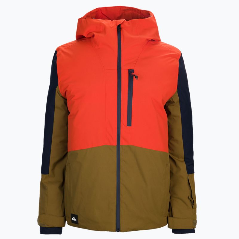 Giacca da snowboard Quiksilver Ambition in purea di zucca per bambini