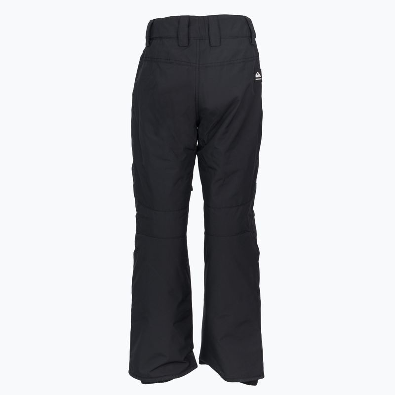 Pantaloni da snowboard Quiksilver Estate per bambini, nero 2