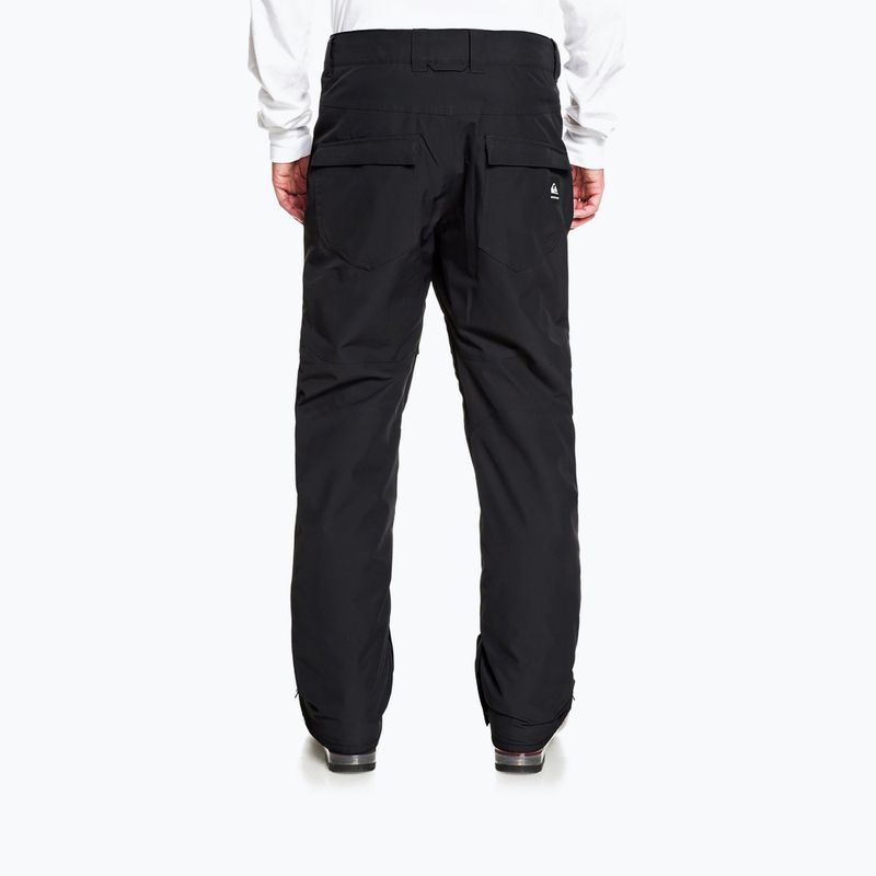 Pantaloni da snowboard Quiksilver Estate da uomo nero vero 6