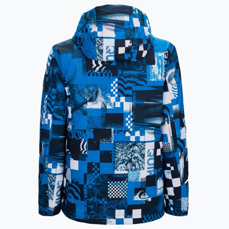 Giacca da snowboard Quiksilver Morton blu brillante radpack bambino 2