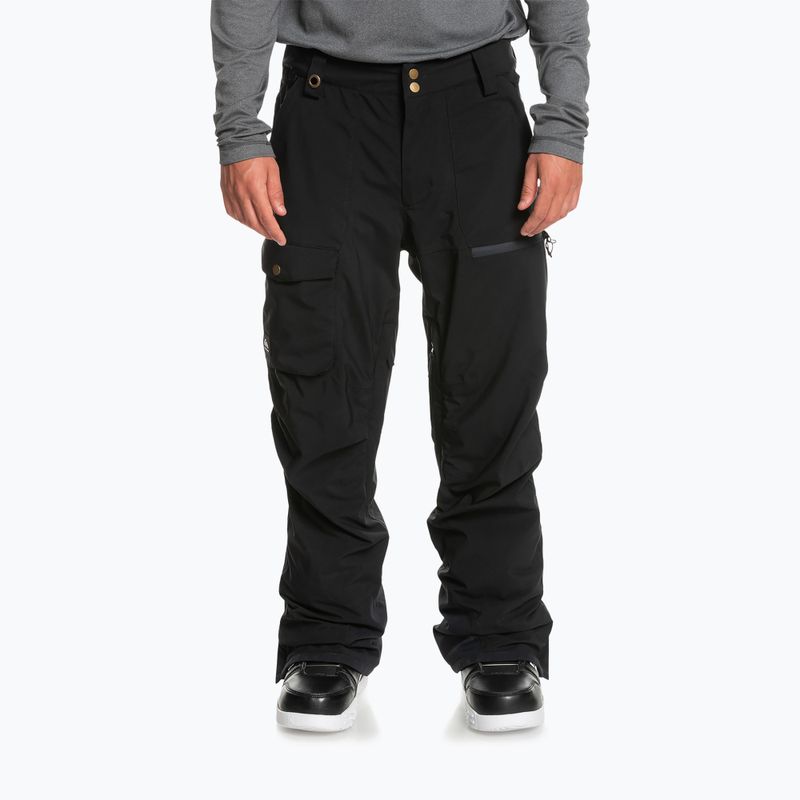 Pantaloni da snowboard Quiksilver Utility da uomo nero vero