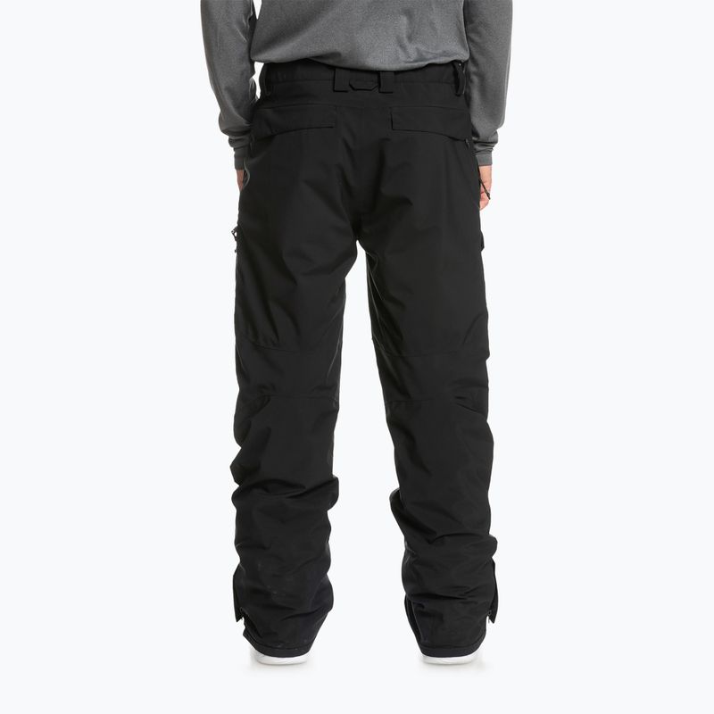 Pantaloni da snowboard Quiksilver Utility da uomo nero vero 5