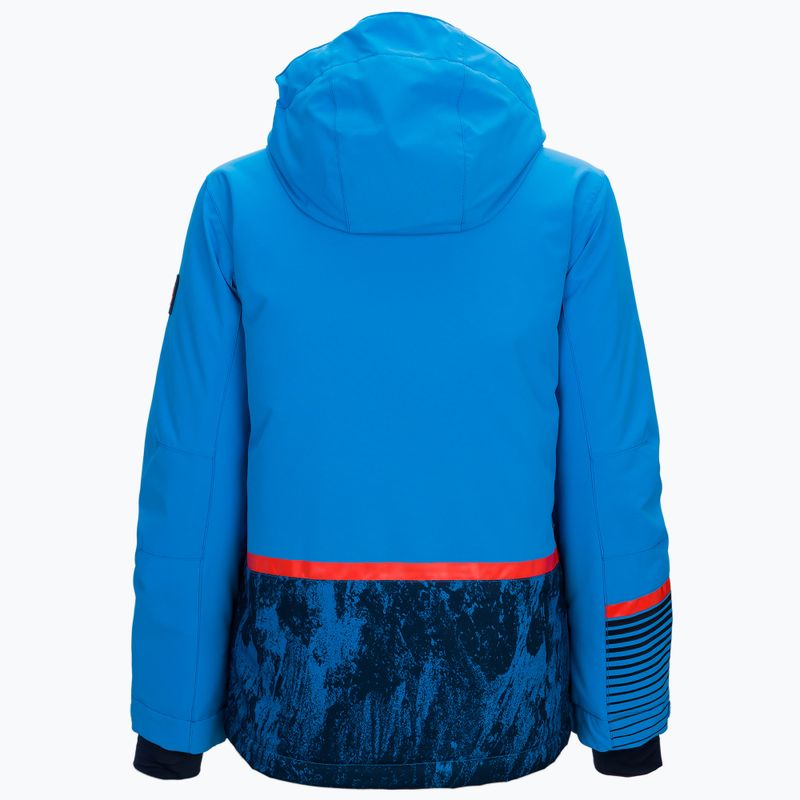 Giacca da snowboard Quiksilver Silvertip blu brillante parafinum da bambino 2