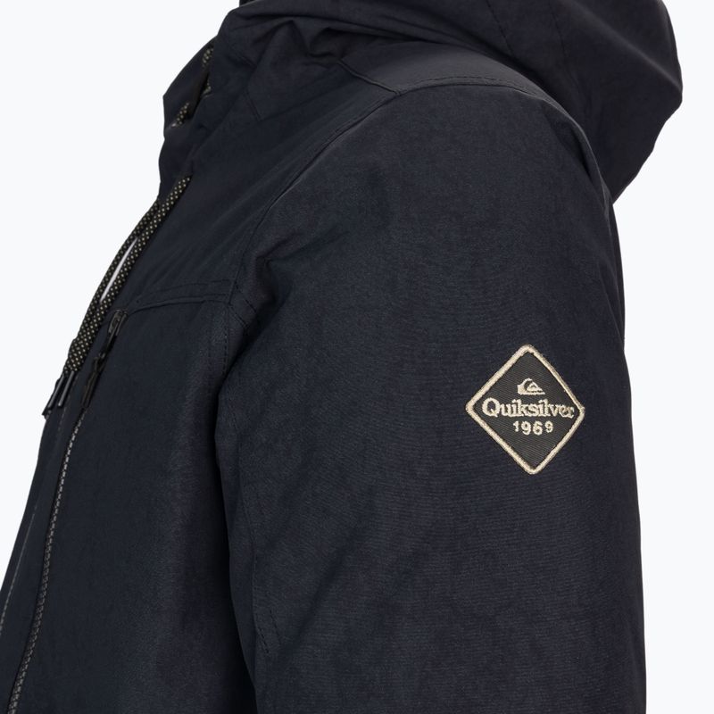 Giacca da snowboard Quiksilver Fairbanks uomo nero vero 3