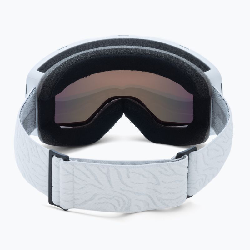 ROXY Storm Occhiali da snowboard donna bianco brillante/ambra rosa ml rosso 3