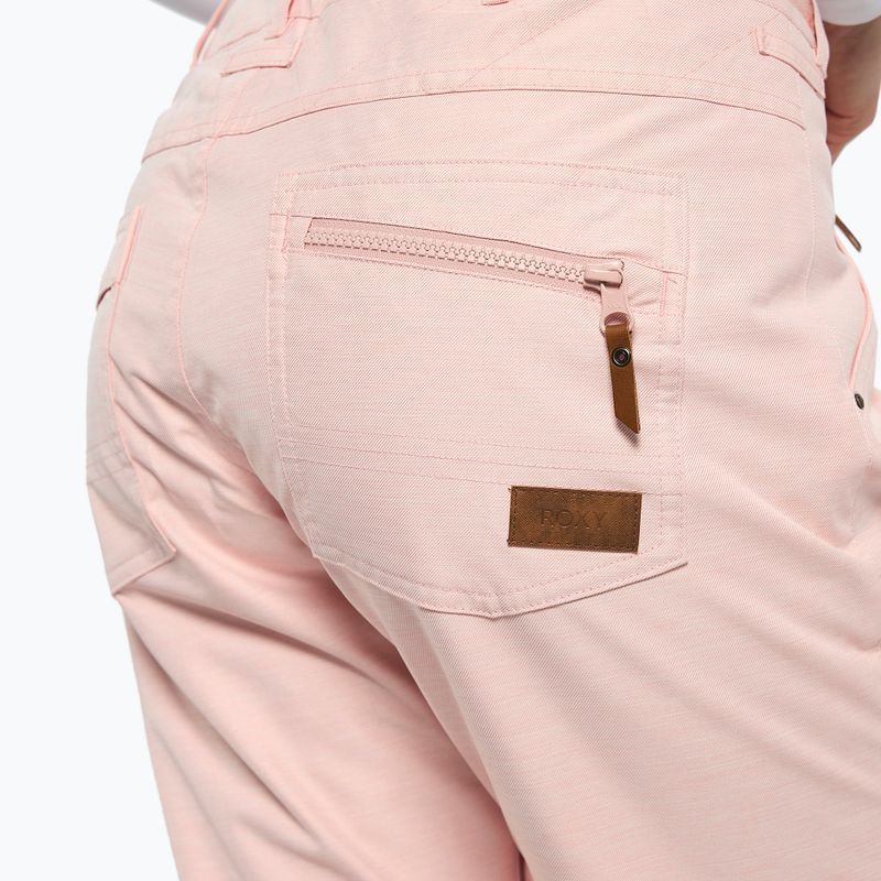 Pantaloni da snowboard donna ROXY Nadia argento rosa 5