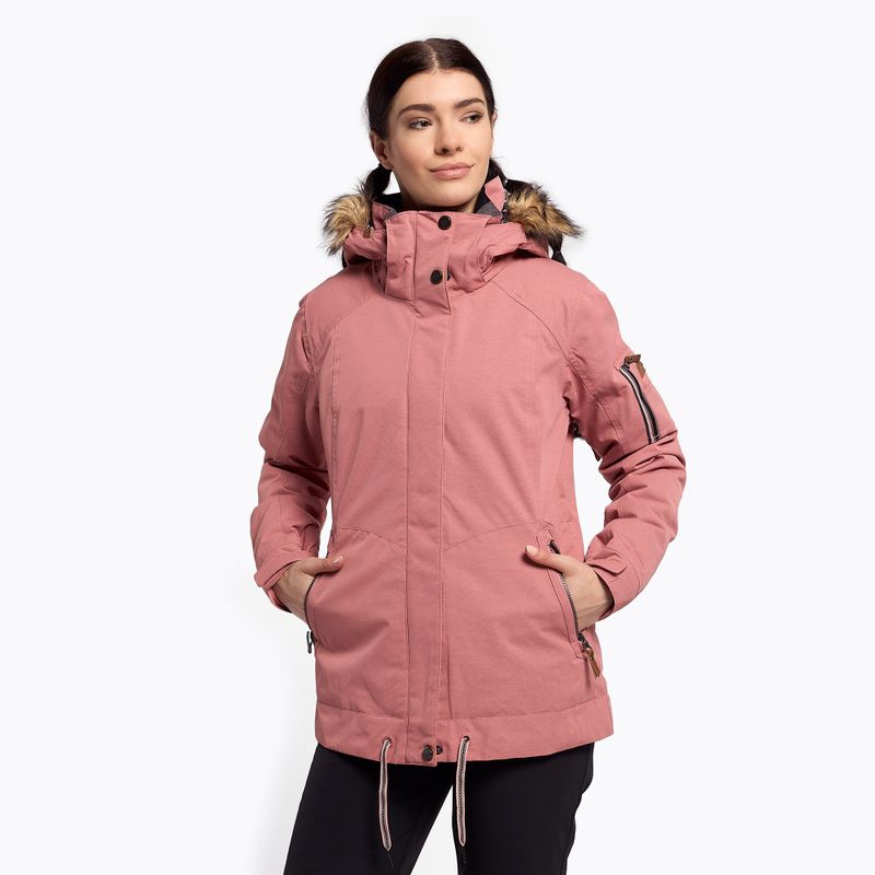 Giacca da snowboard donna ROXY Meade dusty rose