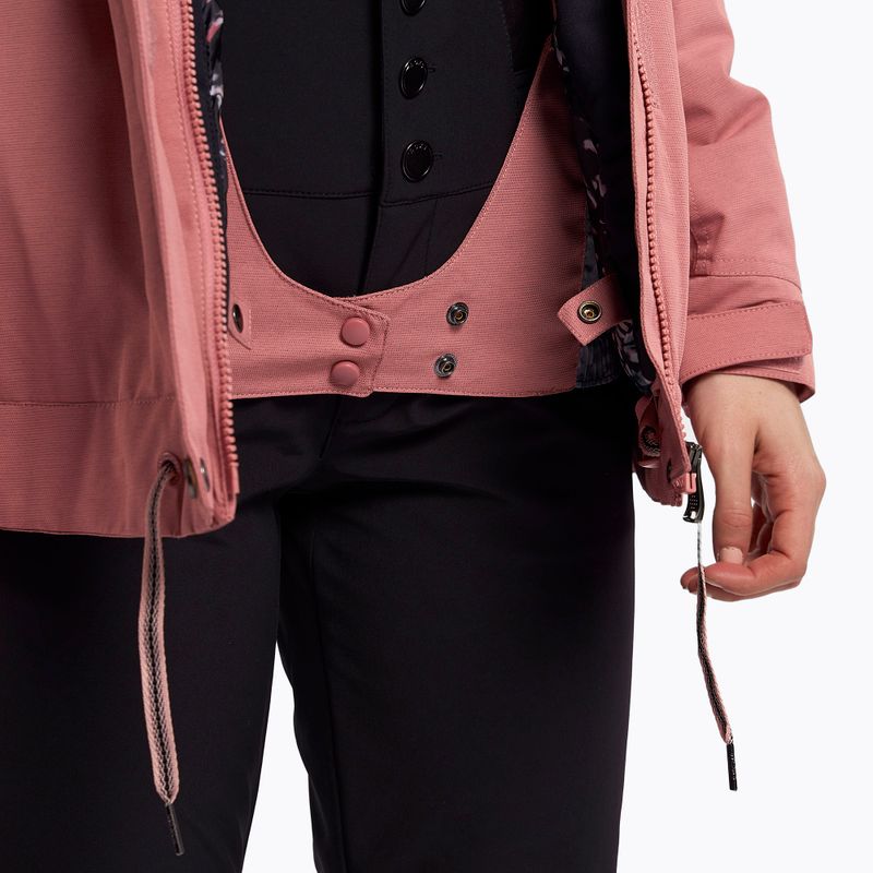 Giacca da snowboard donna ROXY Meade dusty rose 11