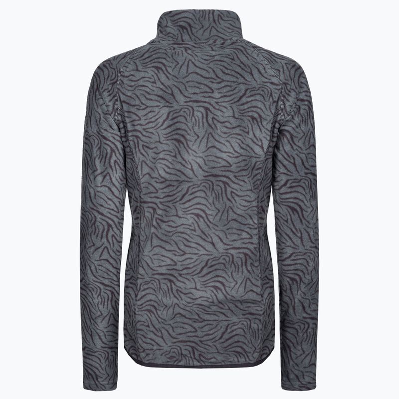 Felpa donna ROXY Cascade true black zebra print 9