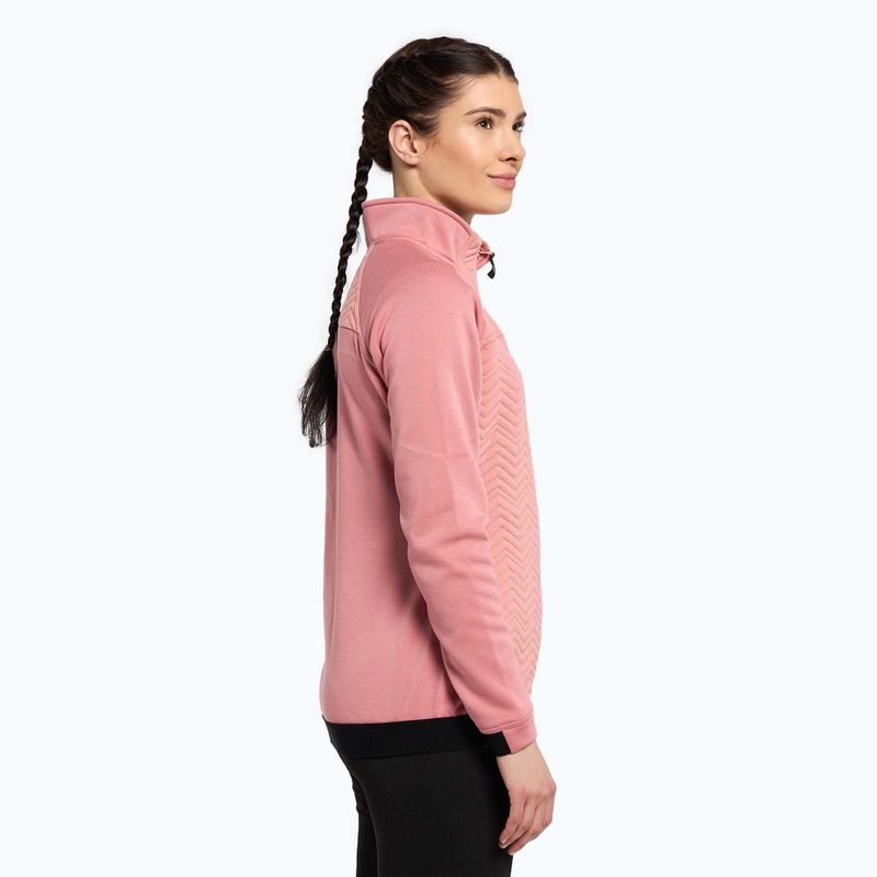 Felpa ROXY Limelight Zip Through donna, rosa polveroso 3
