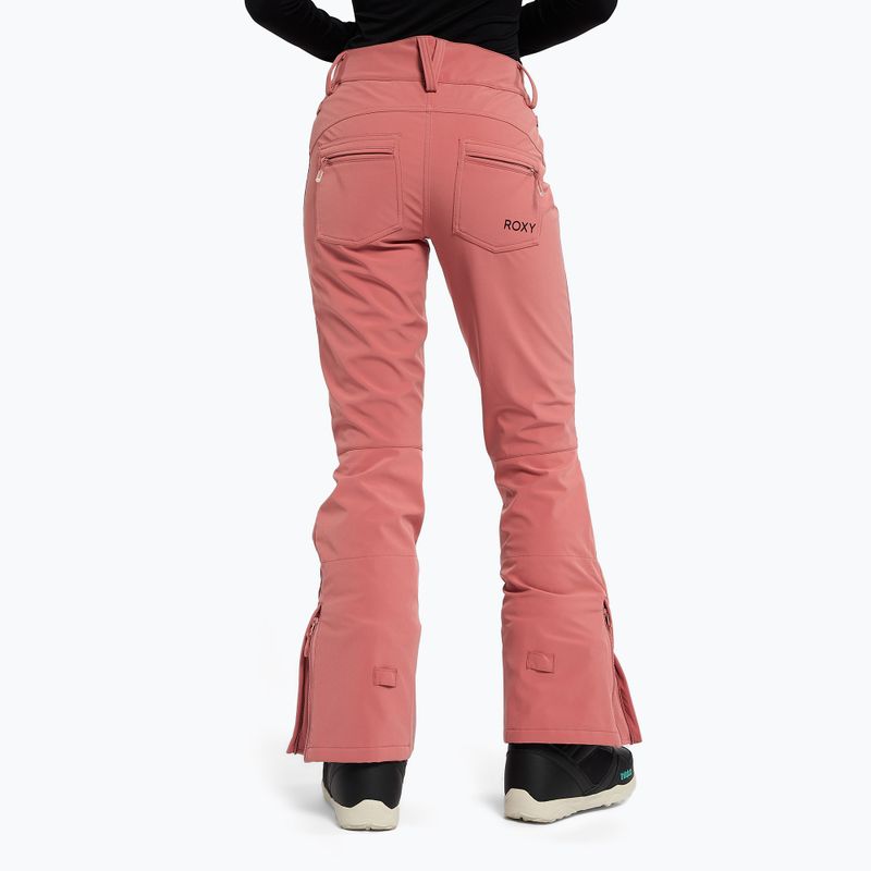 Pantaloni da snowboard donna ROXY Creek dusty rose 4