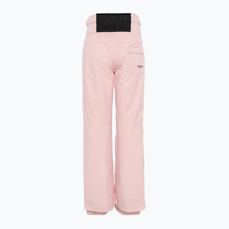 Pantaloni da snowboard per bambini ROXY Diversion rosa cipria 2