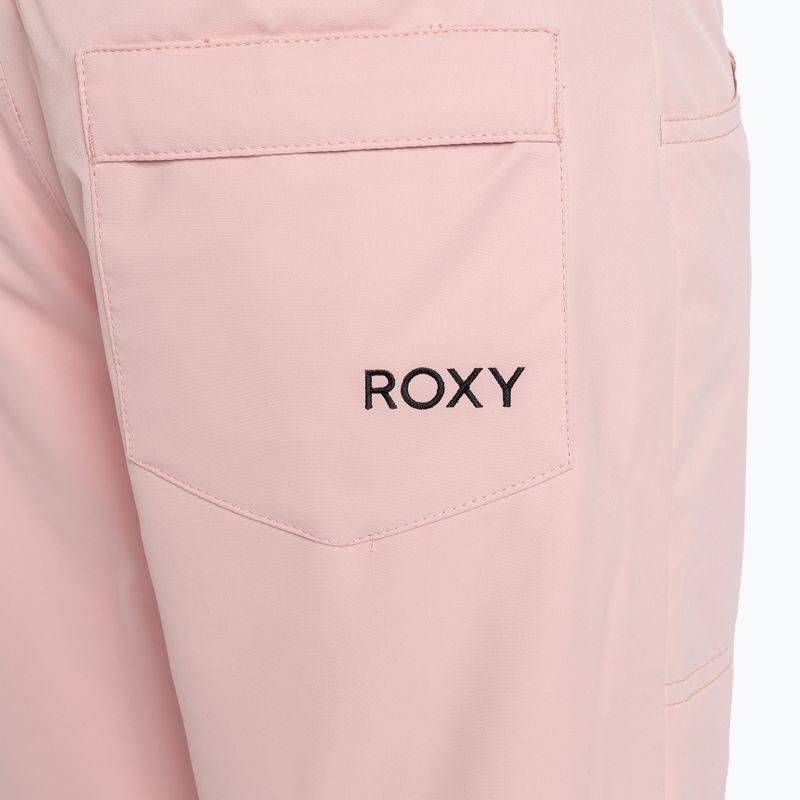 Pantaloni da snowboard per bambini ROXY Diversion rosa cipria 4
