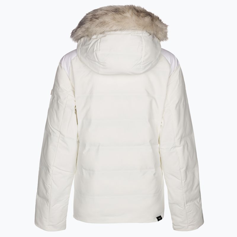 Giacca da snowboard donna ROXY Clouded bianco brillante 2