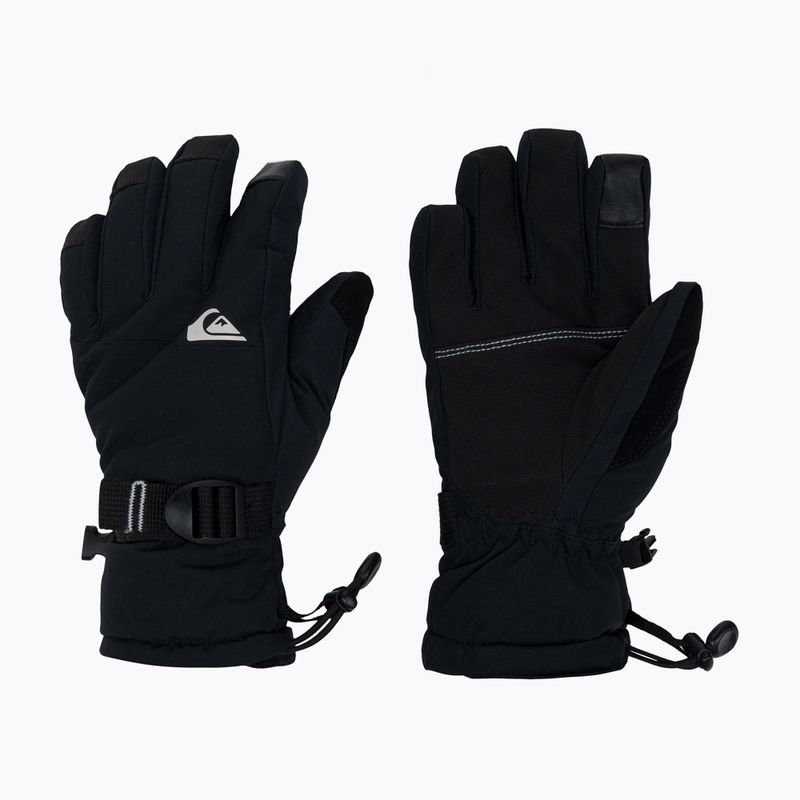 Quiksilver Mission J true black guanti da snowboard per bambini